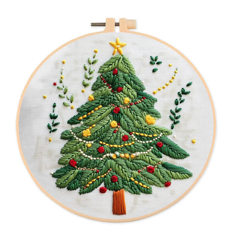 Rubbyoo Embroidery Kit - Cute Christmas Tree - image 0