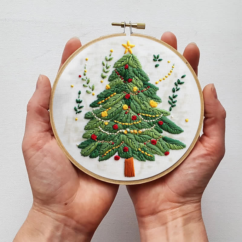 Rubbyoo Embroidery Kit - Cute Christmas Tree - image 3