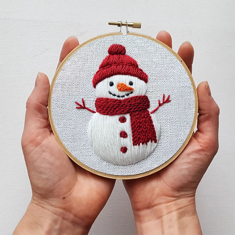 Rubbyoo Embroidery Kit -Snowman - image 3