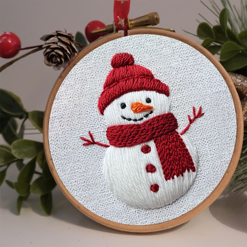Rubbyoo Embroidery Kit -Snowman - image 2