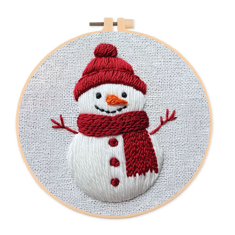 Rubbyoo Embroidery Kit -Snowman - image 0