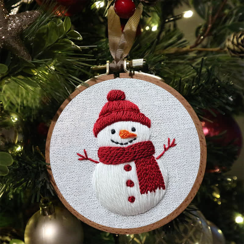 Rubbyoo Embroidery Kit -Snowman - image 5