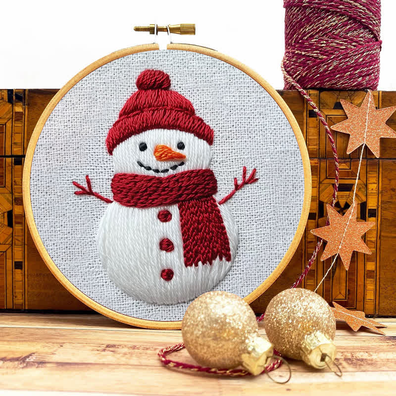 Rubbyoo Embroidery Kit -Snowman - image 8