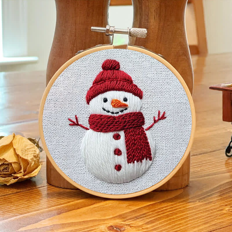 Rubbyoo Embroidery Kit -Snowman - image 6