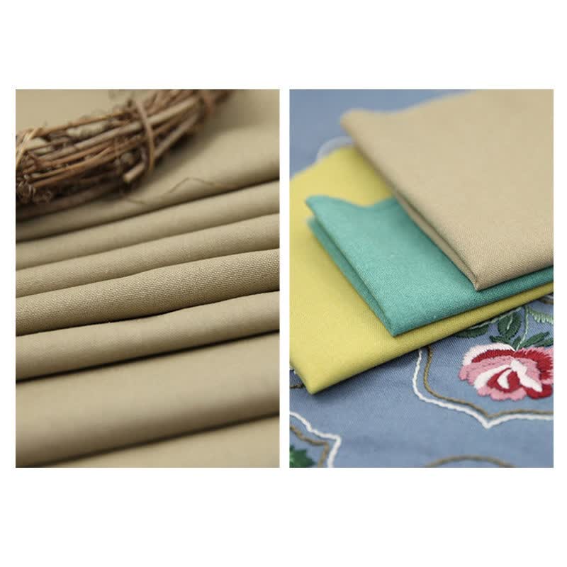 Cotton Linen Fabric Cloth | DIY Cloth Art Manual Cloth | hand Embroidery Cloth - image 5