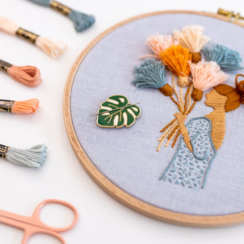 Magnetic Needle Minder – Monstera - image 2