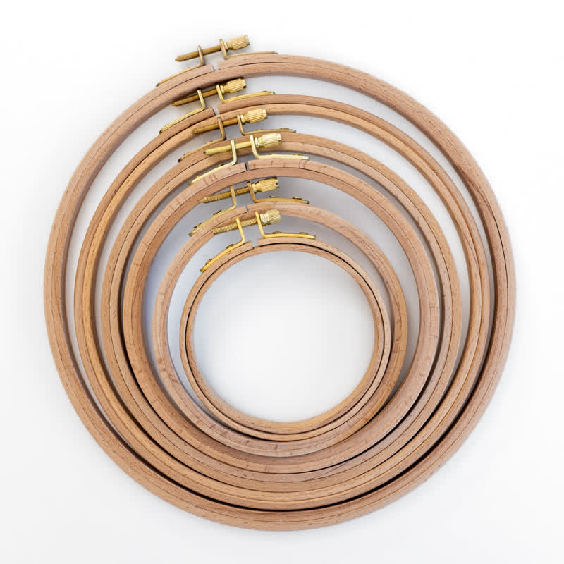 Wooden Hoop Packs  For Art Craft Sewing And Wall Ornaments - image 0