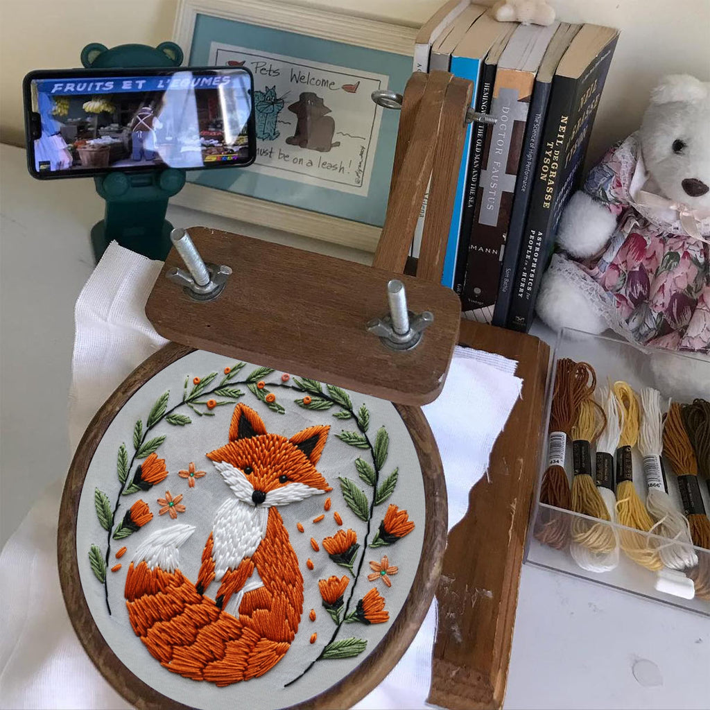 Rubbyoo Embroidery Kit - Big Tail Fox - image 3