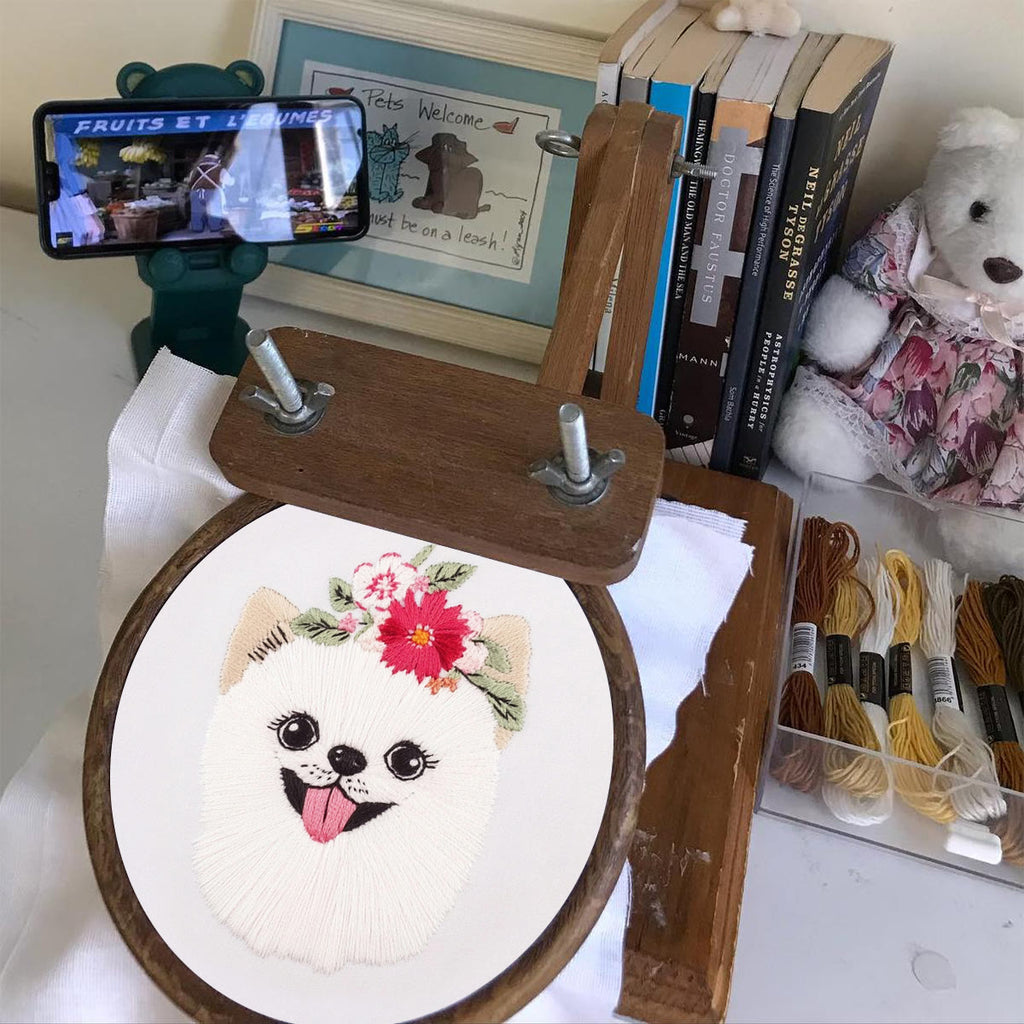 Rubbyoo Embroidery Kit -   Puppy Pomeranian - image 4