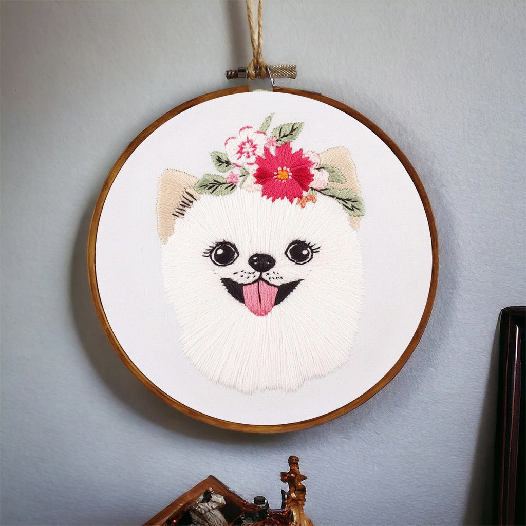 Rubbyoo Embroidery Kit -   Puppy Pomeranian - image 3