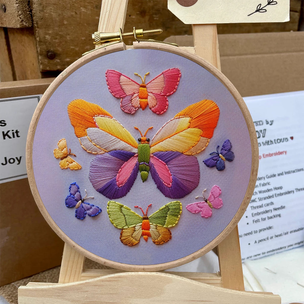 Rubbyoo Embroidery Kit -  Colorful Butterfly - image 6