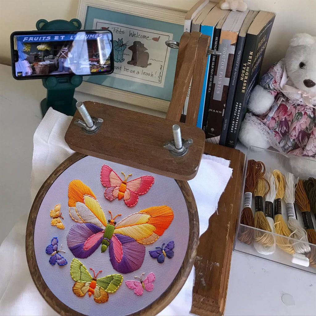 Rubbyoo Embroidery Kit -  Colorful Butterfly - image 3