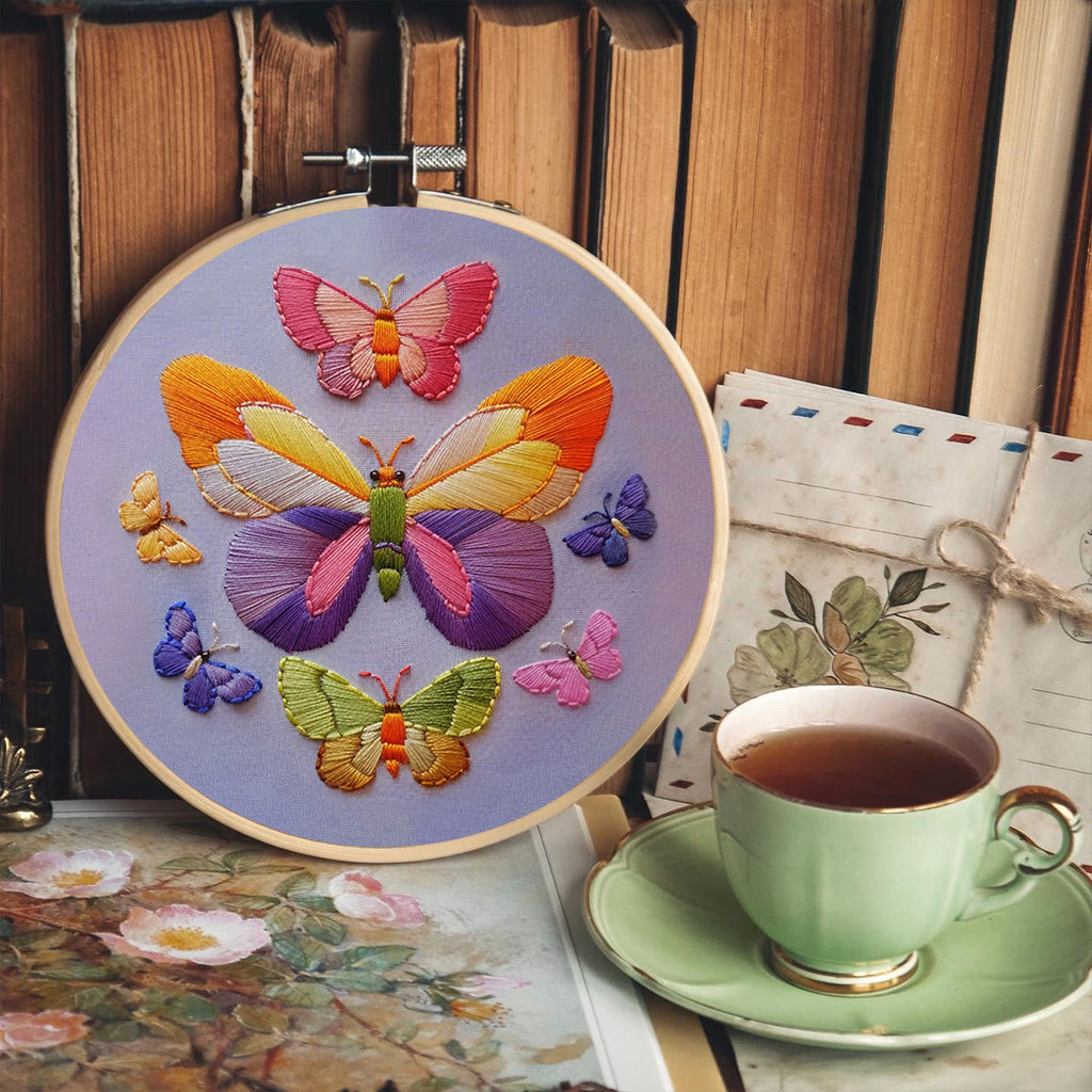 Rubbyoo Embroidery Kit -  Colorful Butterfly - image 5