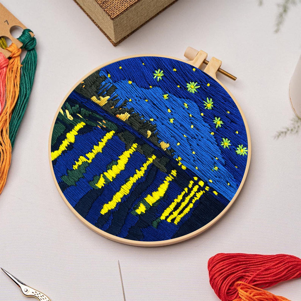 Rubbyoo Embroidery Kit - Van Gogh Starry Night - image 4