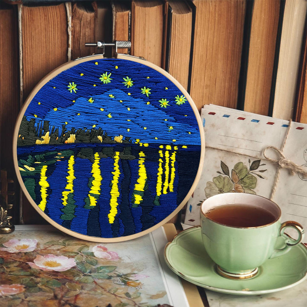 Rubbyoo Embroidery Kit - Van Gogh Starry Night - image 5