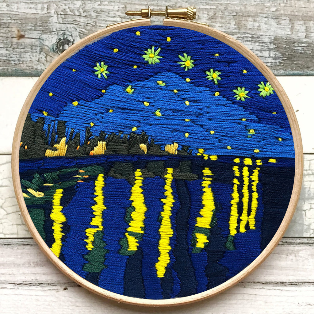 Rubbyoo Embroidery Kit - Van Gogh Starry Night - image 6