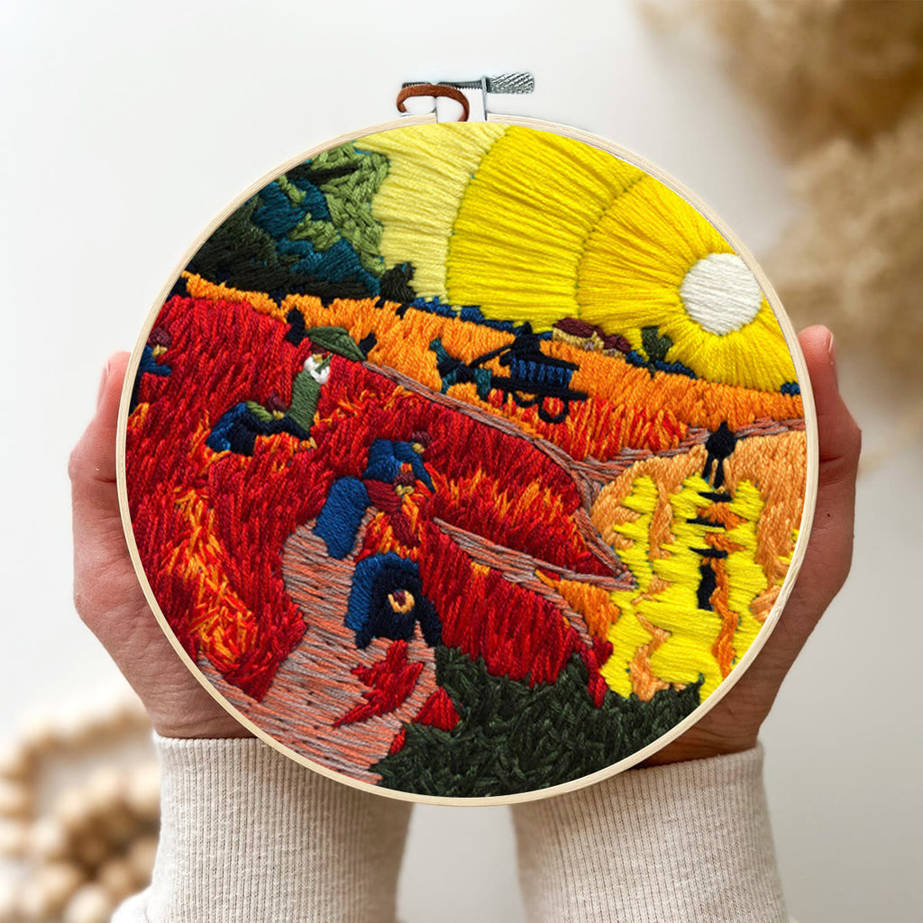 Rubbyoo Embroidery Kit - Van Gogh Art Painting - image 2