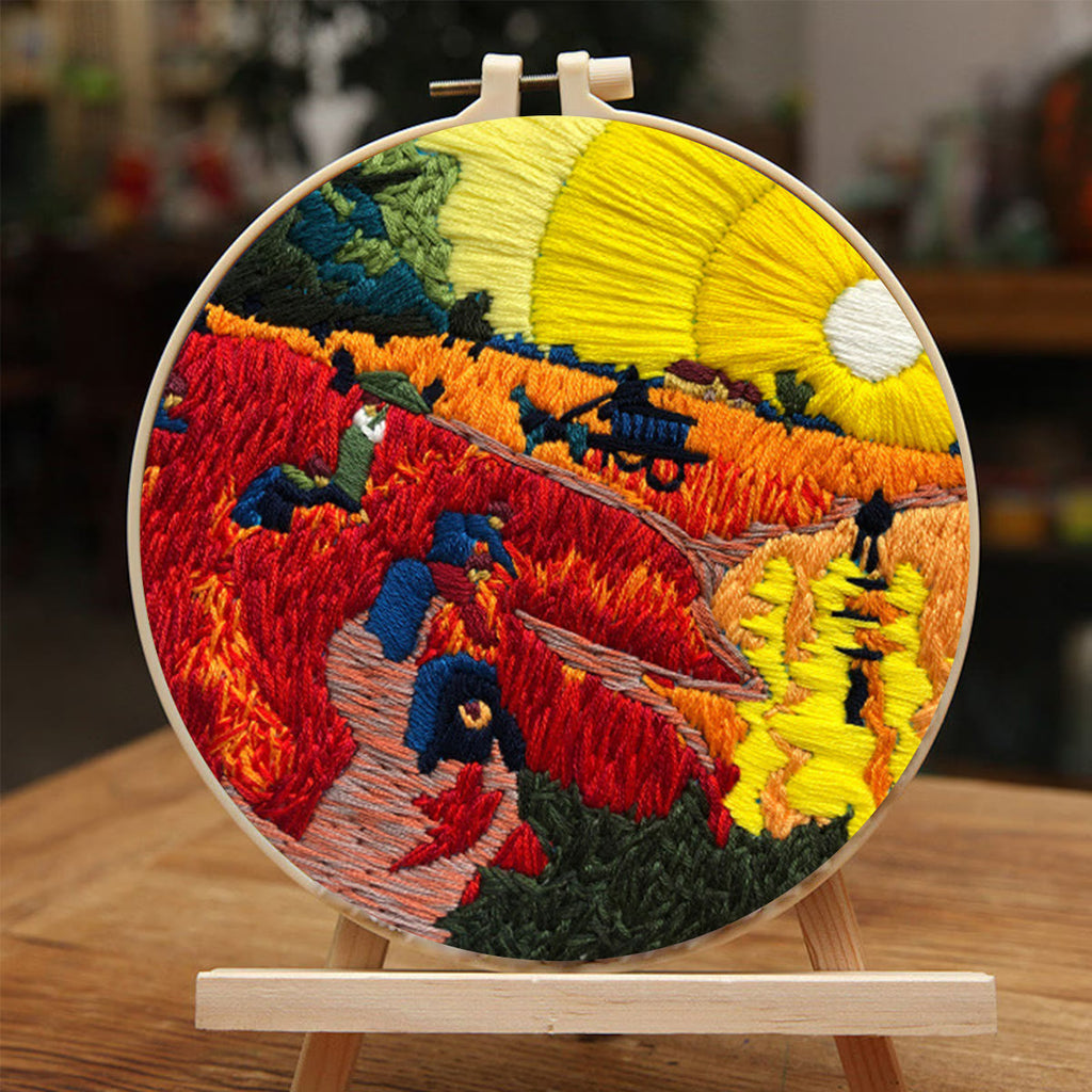 Rubbyoo Embroidery Kit - Van Gogh Art Painting - image 4