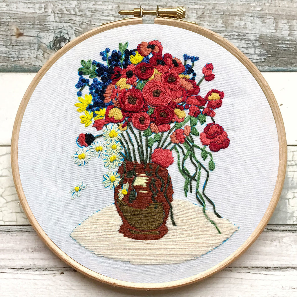 Rubbyoo Embroidery Kit - Poppy Flower - image 7