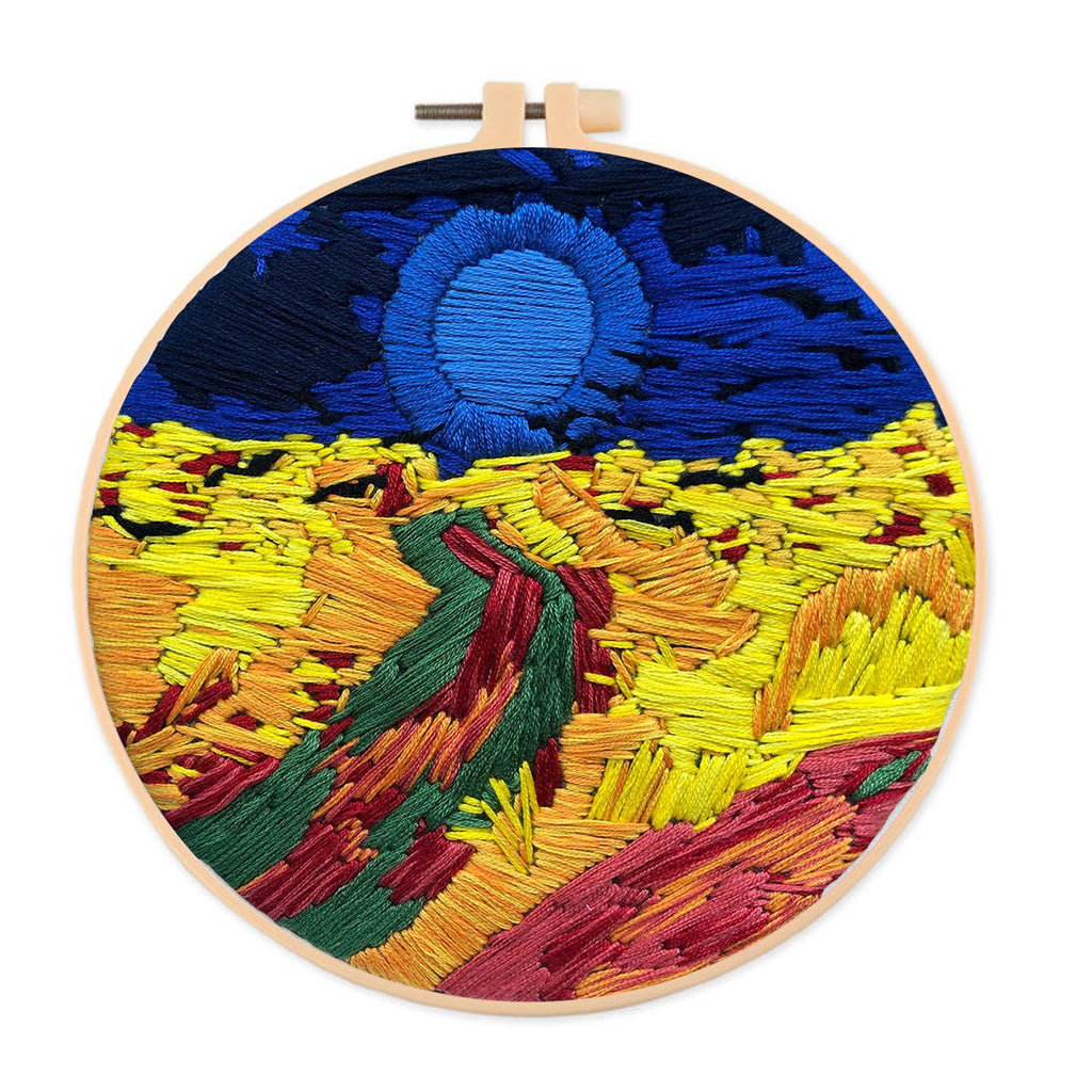 Rubbyoo Embroidery Kit - Meecaa Night Sky - 15*15cm - image 0