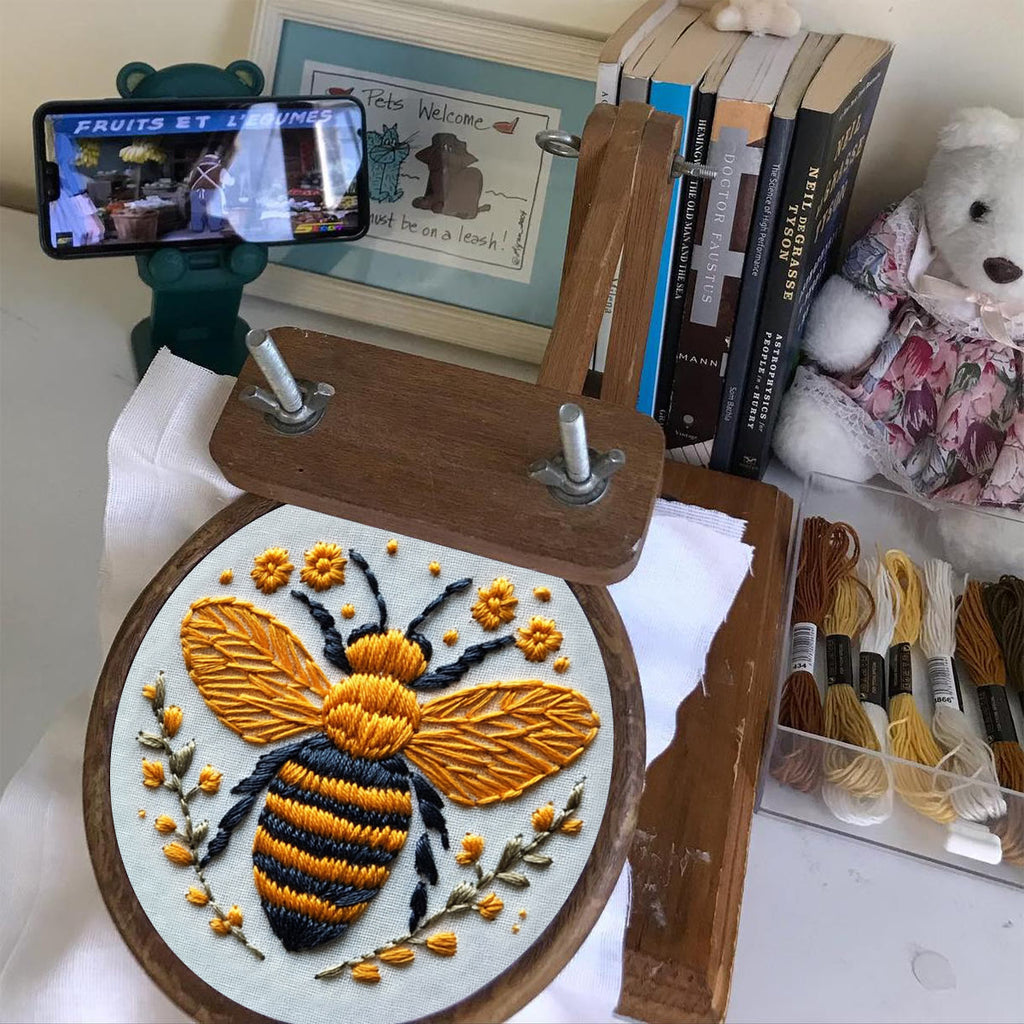 Rubbyoo Embroidery Kit - Cute Yellow Bee - image 4