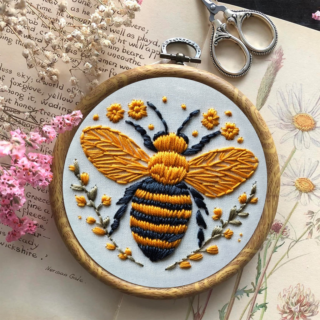 Rubbyoo Embroidery Kit - Cute Yellow Bee - image 8