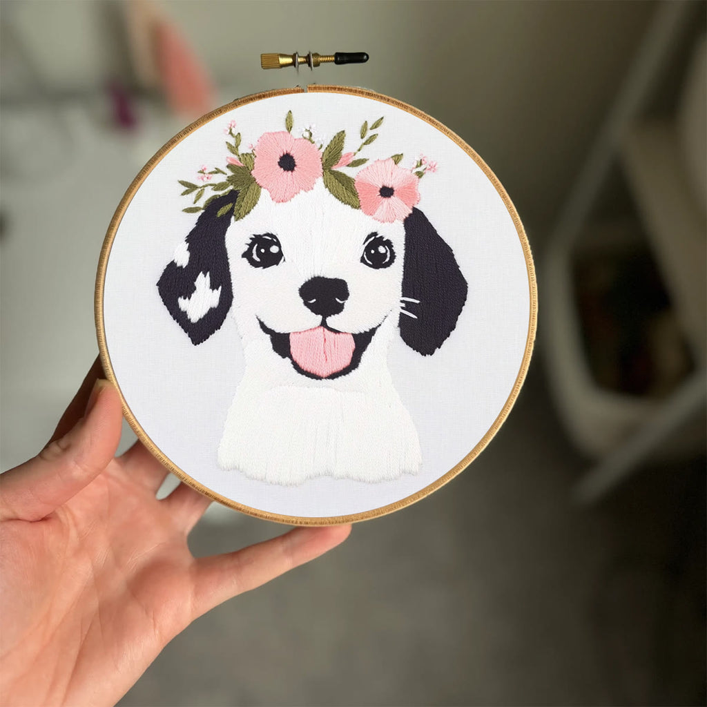 Rubbyoo Embroidery Kit -  Spotted Dog - image 1