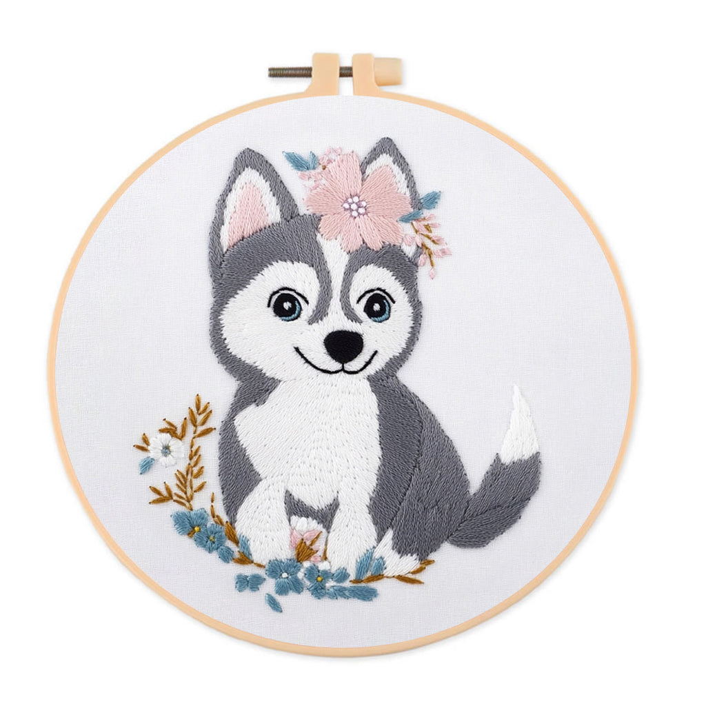 Rubbyoo Embroidery Kit -   Puppy Husky - image 0