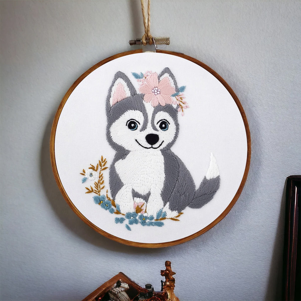 Rubbyoo Embroidery Kit -   Puppy Husky - image 3