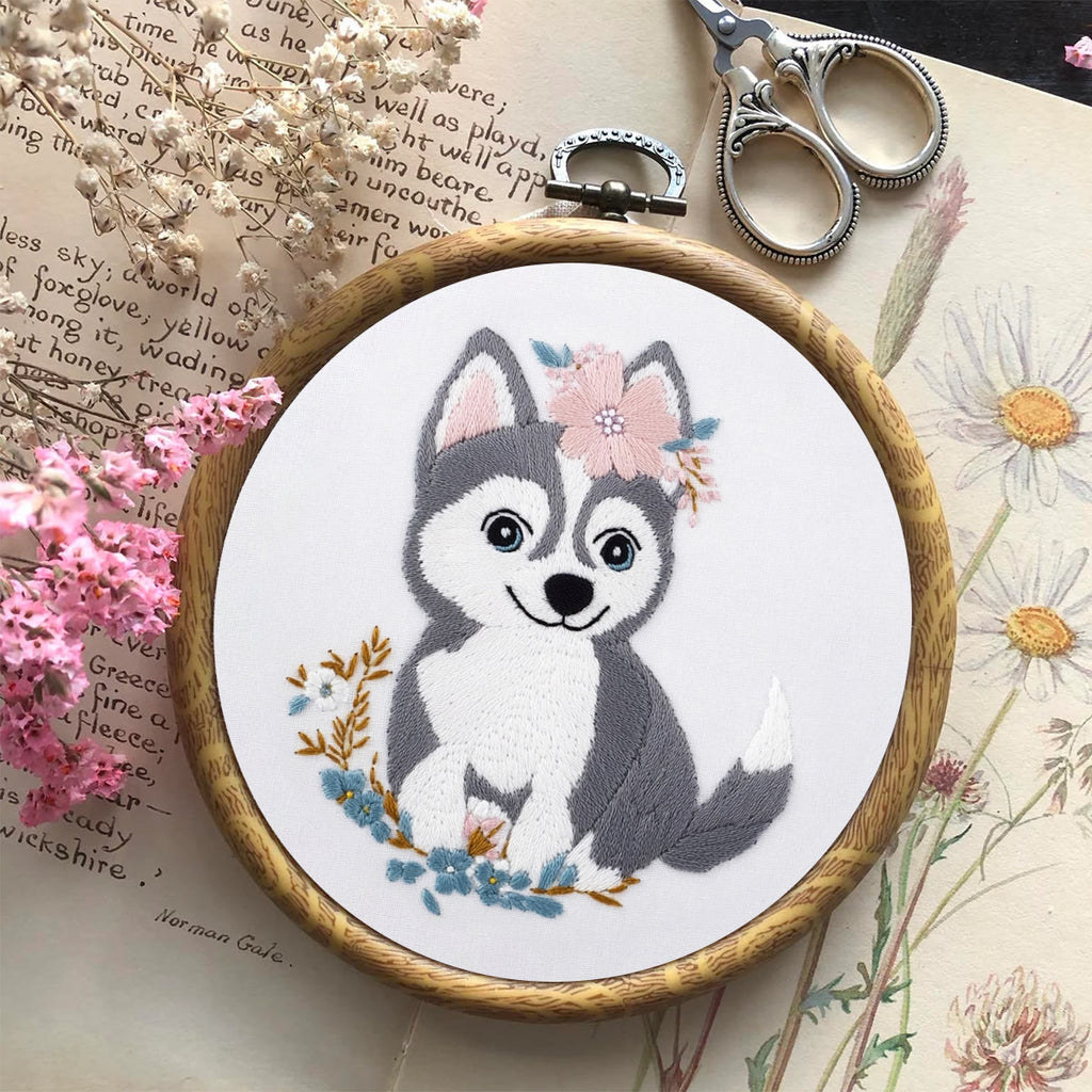 Rubbyoo Embroidery Kit -   Puppy Husky - image 8