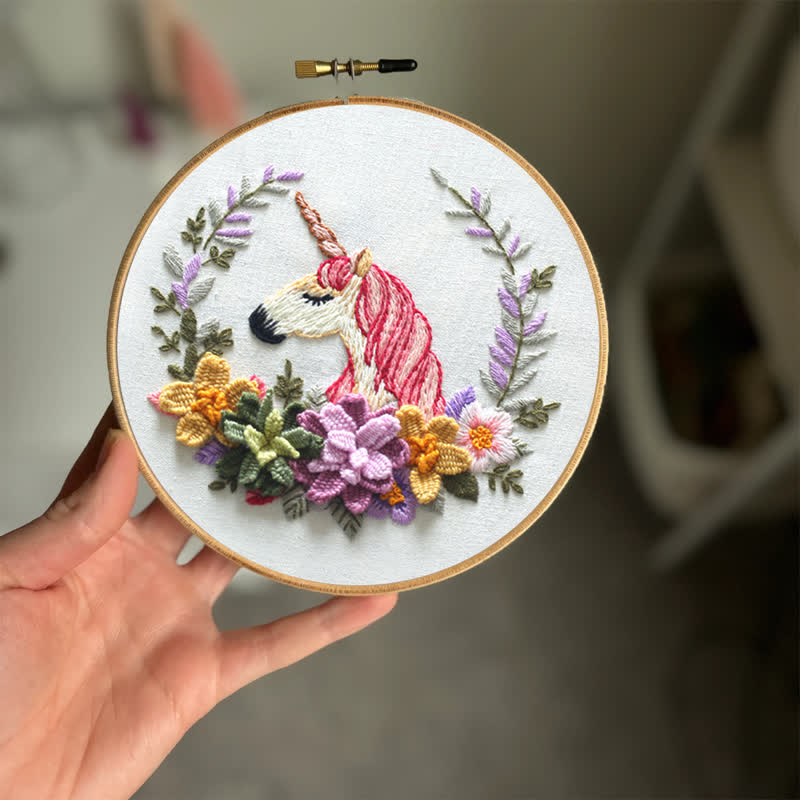 Rubbyoo Embroidery Kit - Unicorn - image 1