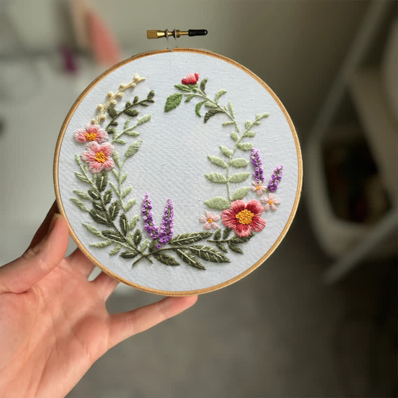 Rubbyoo Embroidery Kit - Wildflowers Indian Summer - image 1