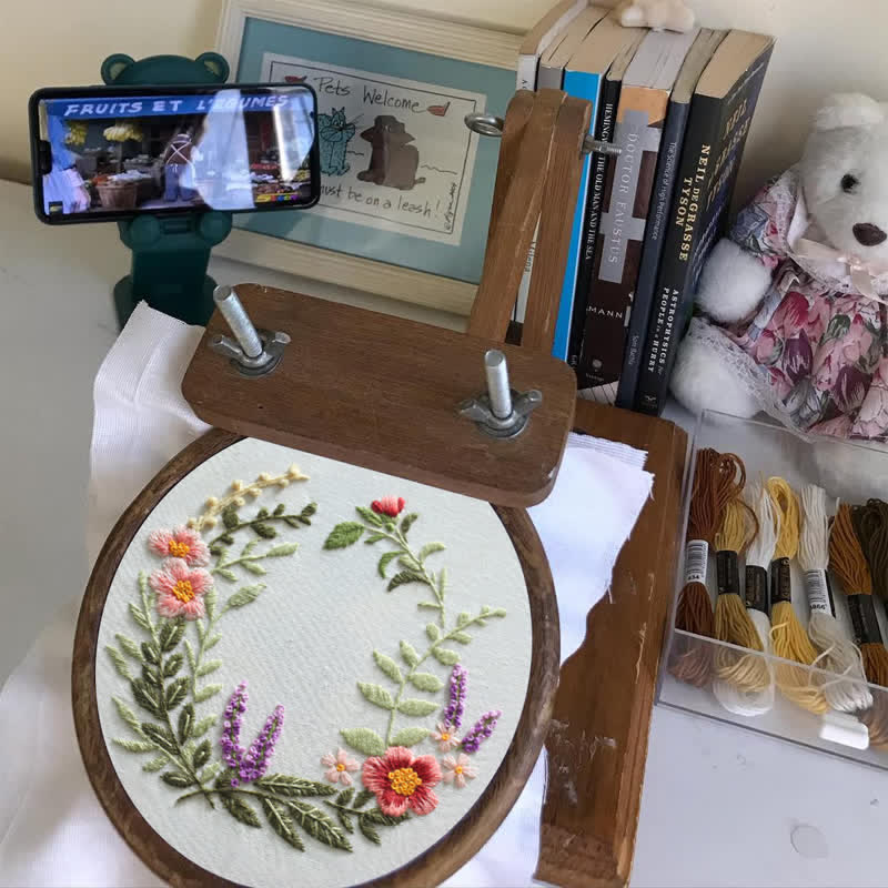 Rubbyoo Embroidery Kit - Wildflowers Indian Summer - image 5