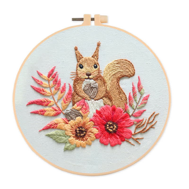 Rubbyoo Embroidery Kit - Squirrel - image 0
