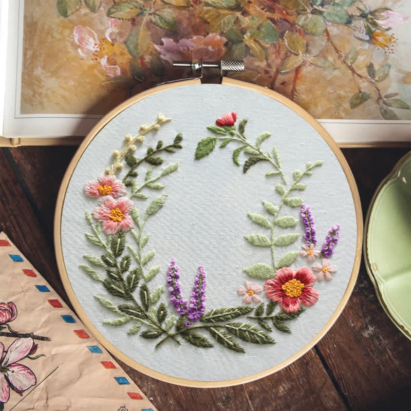 Rubbyoo Embroidery Kit - Wildflowers Indian Summer - image 7