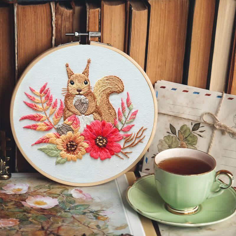 Rubbyoo Embroidery Kit - Squirrel - image 6