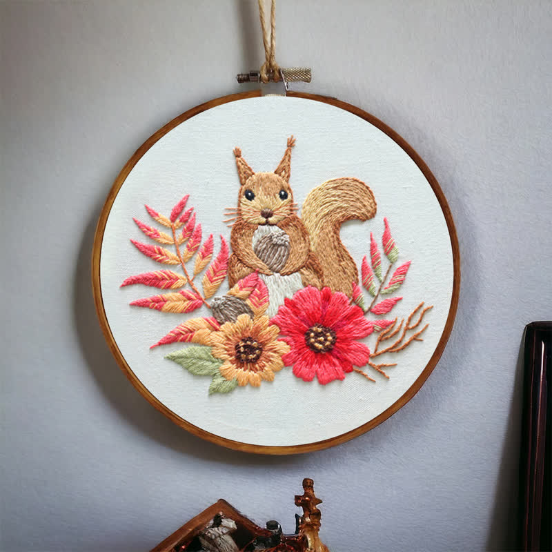 Rubbyoo Embroidery Kit - Squirrel - image 5