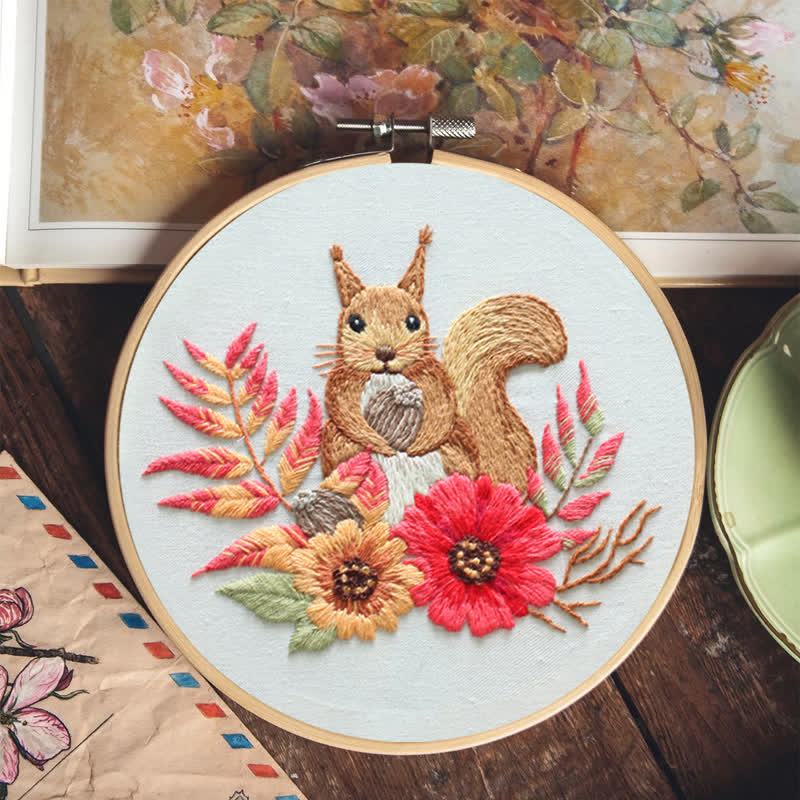 Rubbyoo Embroidery Kit - Squirrel - image 7