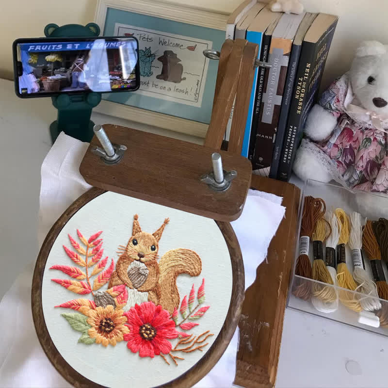 Rubbyoo Embroidery Kit - Squirrel - image 3