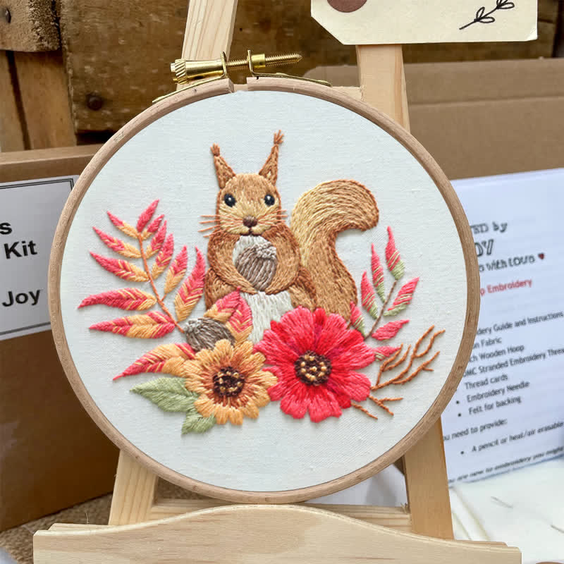 Rubbyoo Embroidery Kit - Squirrel - image 4