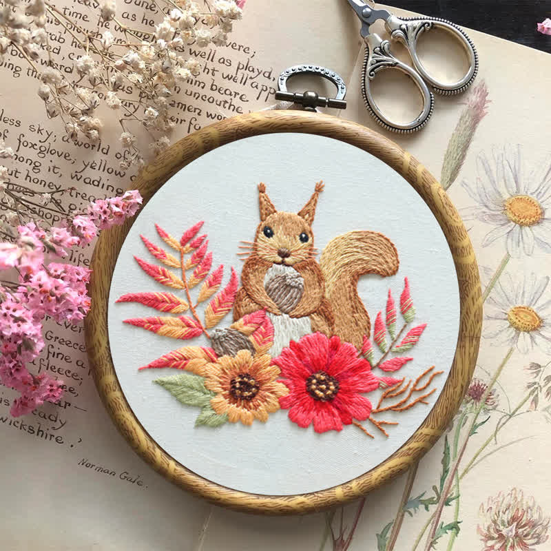 Rubbyoo Embroidery Kit - Squirrel - image 8