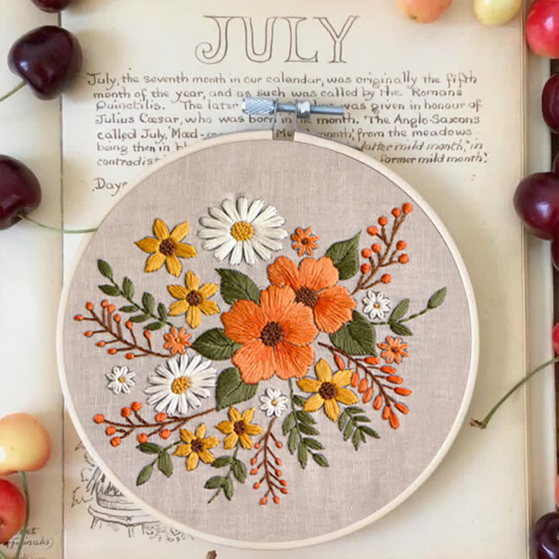 Rubbyoo Embroidery Kit - Spring Flowers - image 2