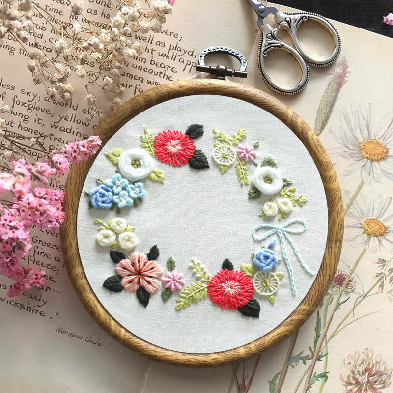 Rubbyoo Embroidery Kit - Retro Floral - image 8