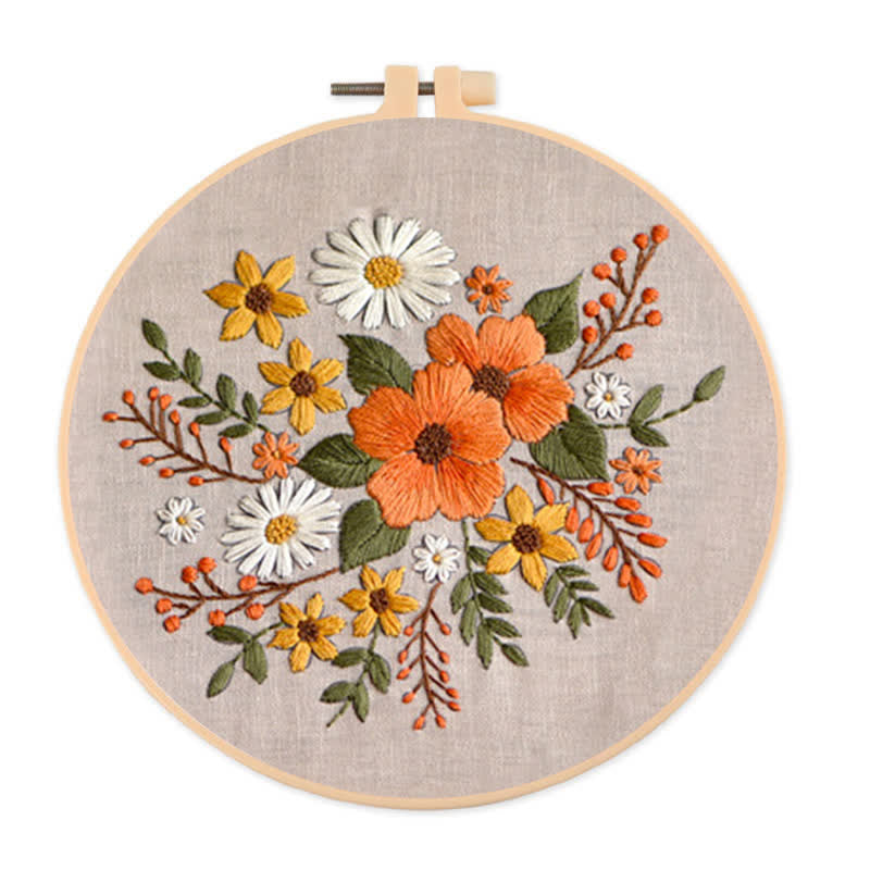 Rubbyoo Embroidery Kit - Spring Flowers - image 0