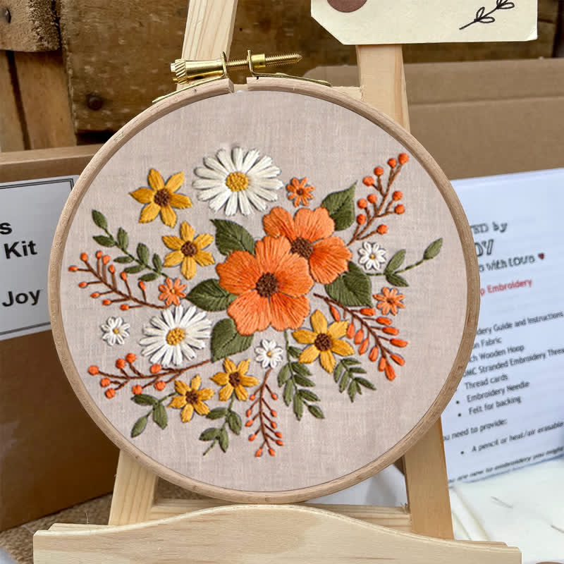 Rubbyoo Embroidery Kit - Spring Flowers - image 4