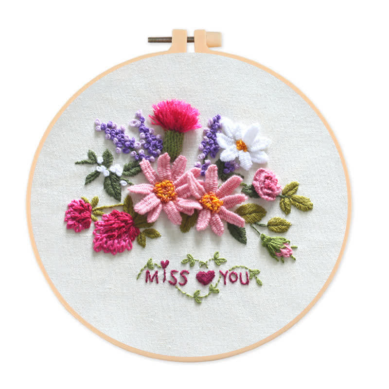 Rubbyoo Embroidery Kit - Miss You - image 0