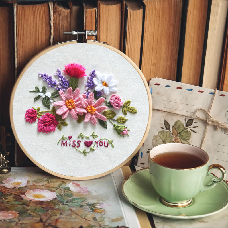 Rubbyoo Embroidery Kit - Miss You - image 5