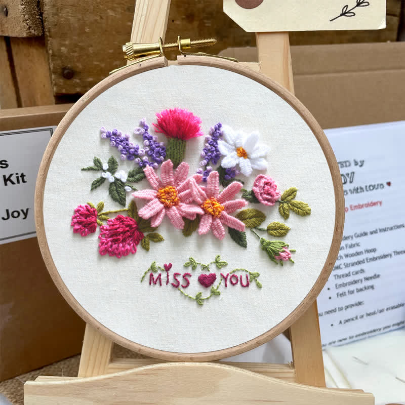 Rubbyoo Embroidery Kit - Miss You - image 6