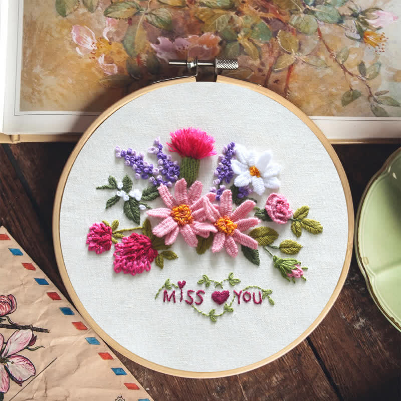 Rubbyoo Embroidery Kit - Miss You - image 7