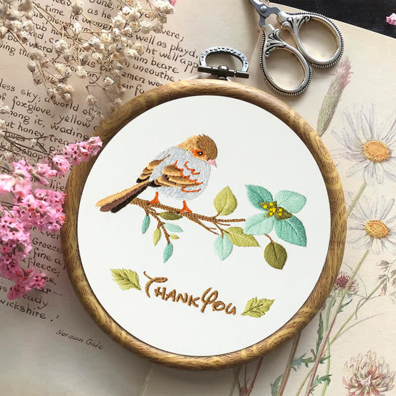 Rubbyoo Embroidery Kit - Thank You - image 8